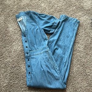 Madewell denim jumpsuit